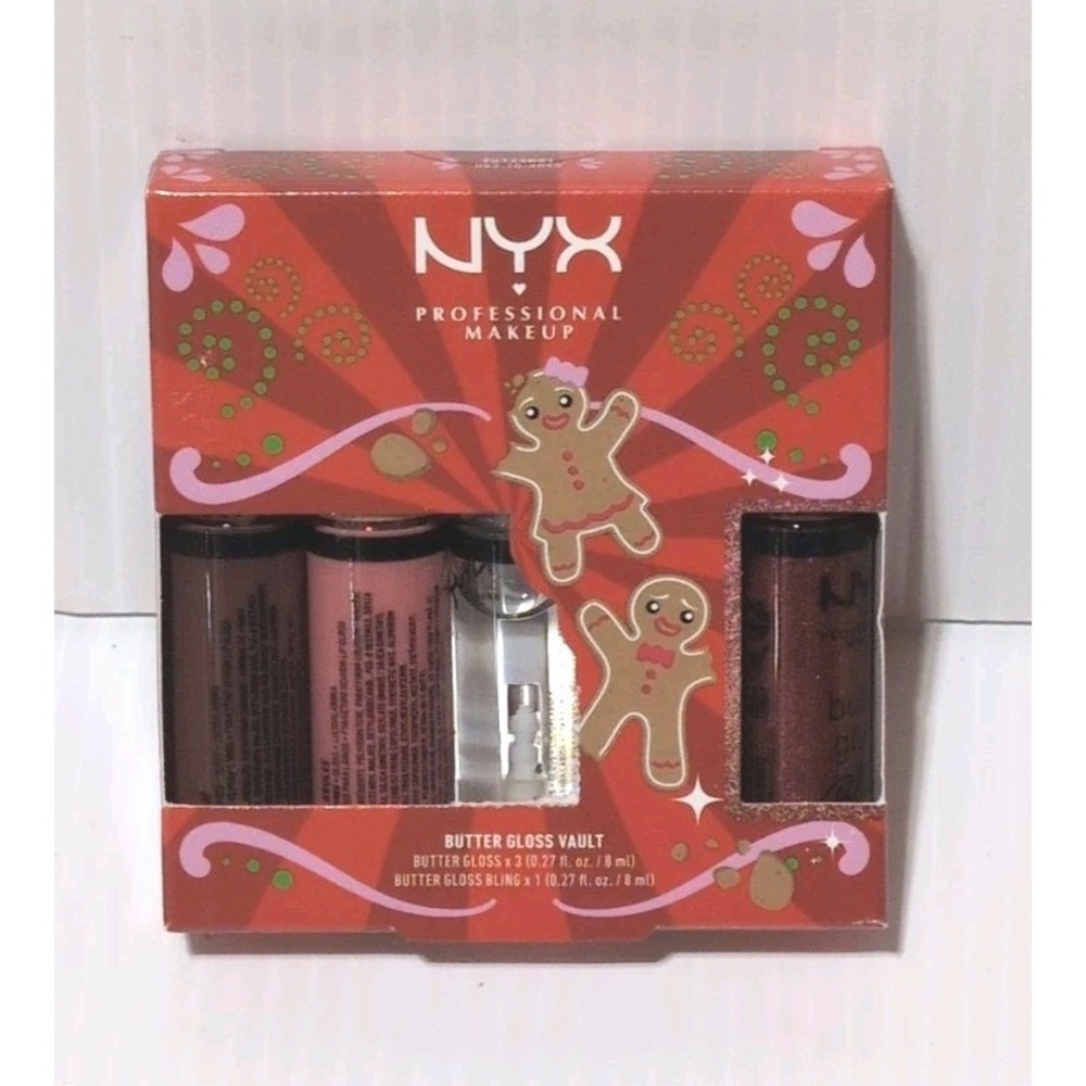 NYX Professional Makeup Butter Gloss Vault 4 pk NEW